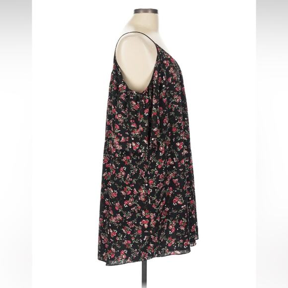 French Connection Anastasia Floral Cold Shoulder Mini Dress - Picture 9 of 11